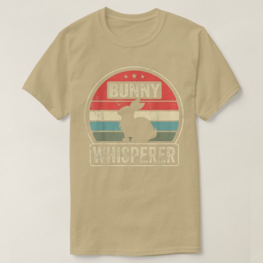 Bunny Whisperer Funny Pet Rabbit Lover  Verre T-shirt (Design voorkant)