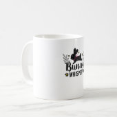 Bunny Whisperer Funny Rabbit Graphic Koffiemok (Voorkant links)