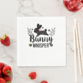 Bunny Whisperer Funny Rabbit Graphic Servet (Insitu)