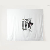 Bunny Whisperer Funny Rabbit Graphic Wandkleed (Voorkant (horizontaal))