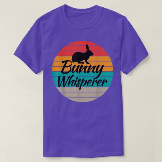 Bunny Whisperer Gag Gezegde T-shirt Unise Bunny Ow (Design voorkant)