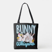 Bunny Whisperer Rabbit Lover Pasen Tote Bag (Achterkant)