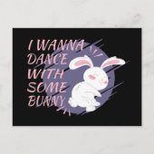 Bunny wil dansen met Dance Partner Briefkaart (Voorkant)