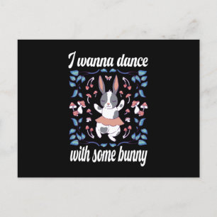 Bunny wil dansen met Dance Partner Briefkaart