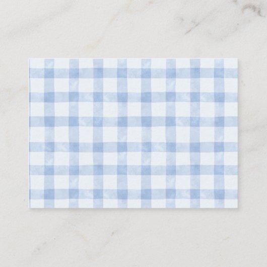 Bunny Wishes & Baby Kisses Diaper Raffle for Baby Informatiekaartje (Achterkant)