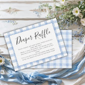 Bunny Wishes & Baby Kisses Diaper Raffle for Baby Informatiekaartje