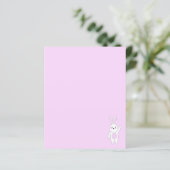 Bunny. Wit en roze. (Staand voorkant)