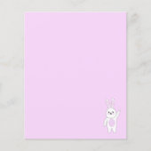 Bunny. Wit en roze. (Voorkant)