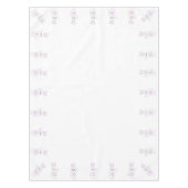 Bunny. Wit en roze Tafelkleed (Voorkant)