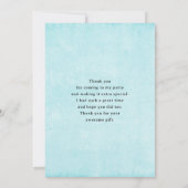 Bunny with a Garland of Roses Cute Bedankkaart (Achterkant)