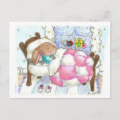 bunny with bugs briefkaart (Voorkant)