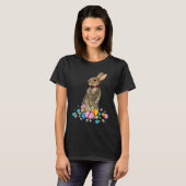 Bunny With Necktie Happy Easter Sayings Egg Cute B T-shirt (Voorkant volledig)