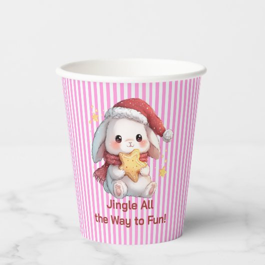 Bunny with Star Cookie Papieren Bekers (Voorkant)