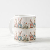 Bunny Wonderland Cups: lente vreugde Koffiemok (Voorkant links)