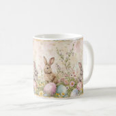 Bunny Wonderland Treasures: Floral Fantasy Edition Koffiemok (Voorkant rechts)