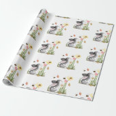 Bunny Wrapping Paper Cadeaupapier (Uitgerold)