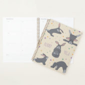 Bunny Yoga Poses Funny Rabbit Planner (Display)