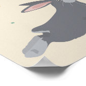 Bunny Yoga Poster (Hoek)