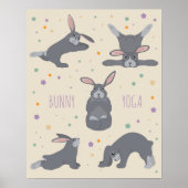 Bunny Yoga Poster (Voorkant)
