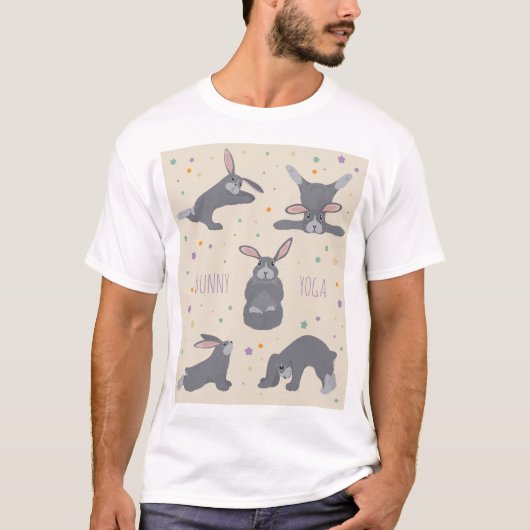 Bunny Yoga T-shirt (Voorkant)