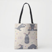 Bunny Yoga Tote Bag (Voorkant)