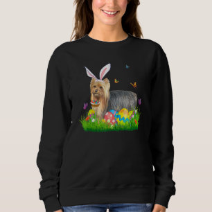 Bunny Yorkshire Terrier met eig Basket Easter Hun Trui