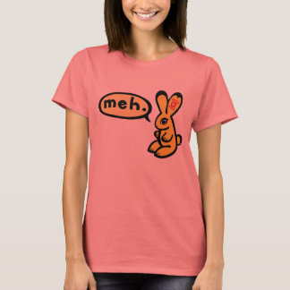 Bunny zegt "Meh" T-shirt