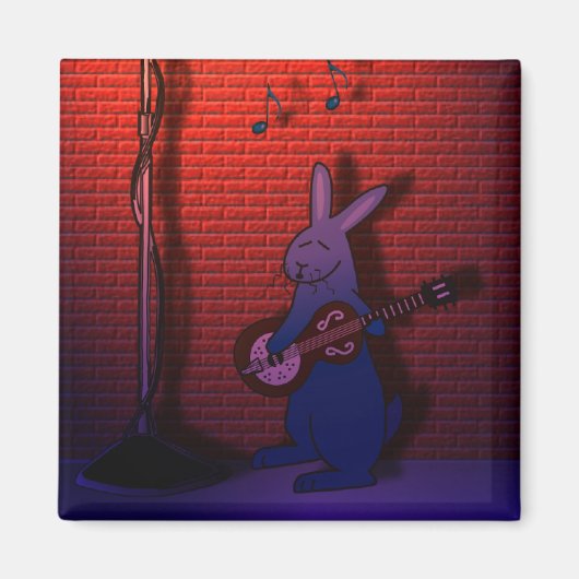 BUNNY ZINGT DE BLUES MAGNEET (Voorkant)