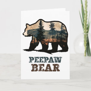Bunnyaw Beer Vintage Retro Grappige Pee-paw  Kaart