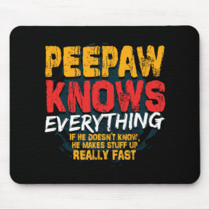 Bunnyaw Weet Alles Funny Bunnyaw Vaderdag Muismat