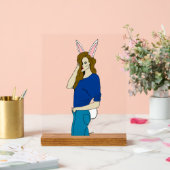 bunnygirl acryl bord (Huwelijk)