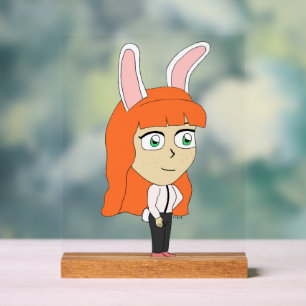 bunnygirl acryl bord