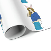 bunnygirl cadeaupapier (Rol Hoek)