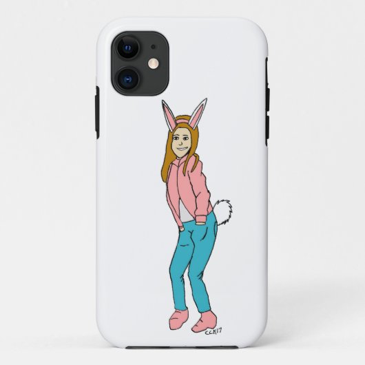 bunnygirl Case-Mate iPhone case (Achterkant)