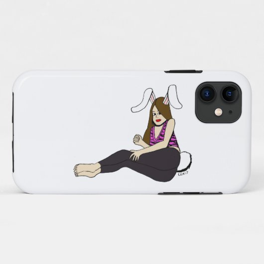 bunnygirl Case-Mate iPhone case (Achterkant (horizontaal))