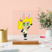 bunnygirl chibi acryl bord (Huwelijk)