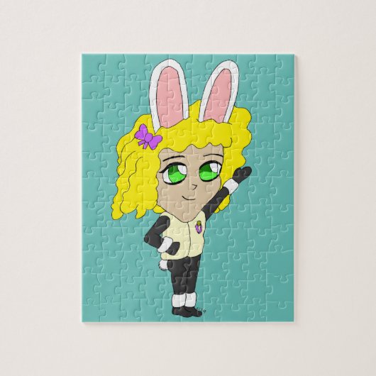 bunnygirl chibi legpuzzel (Verticaal)