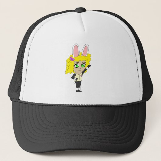 bunnygirl chibi trucker pet (Voorkant)