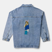 bunnygirl denim jacket (Achterkant)