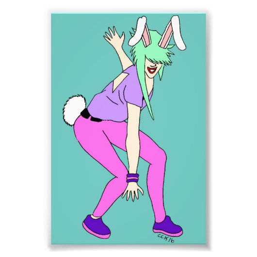 bunnygirl foto afdruk (Voorkant)