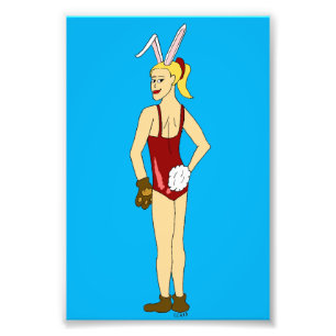 bunnygirl foto afdruk