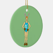 bunnygirl keramisch ornament (Rechts)