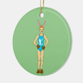 bunnygirl keramisch ornament (Links)