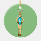 bunnygirl keramisch ornament (Achterkant)