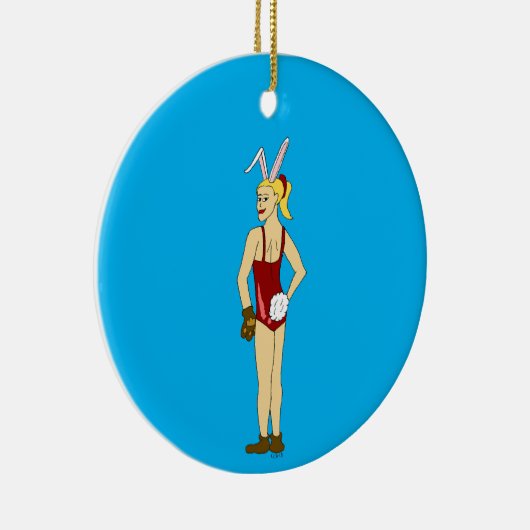 bunnygirl keramisch ornament (Rechts)