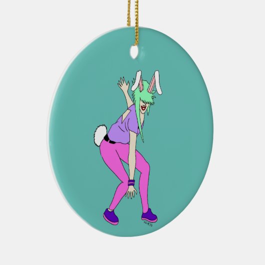 bunnygirl keramisch ornament (Rechts)