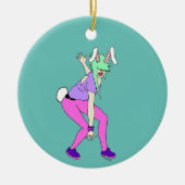 bunnygirl keramisch ornament (Voorkant)