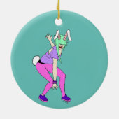 bunnygirl keramisch ornament (Achterkant)