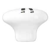 bunnygirl keramische knop (Zijkant)