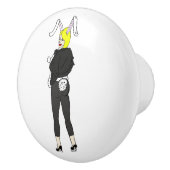 bunnygirl keramische knop (Rechts)